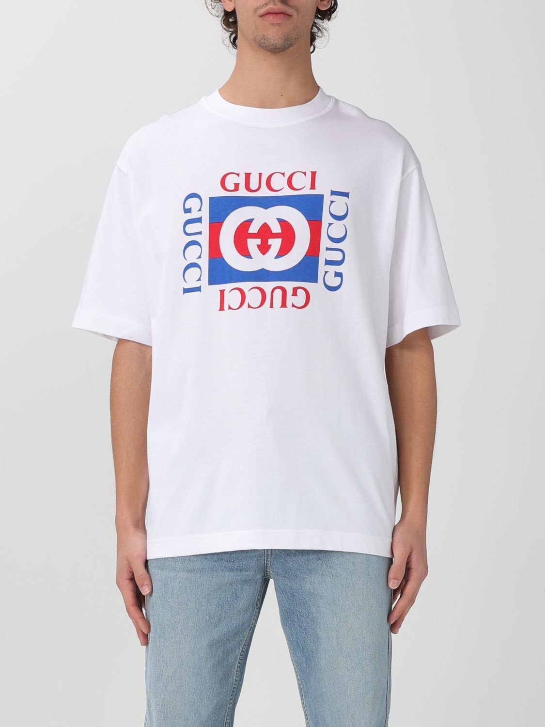 Gucci Gucci T-Shirt Men White Size US XXL / EU 58 / 5 - 1 Thumbnail