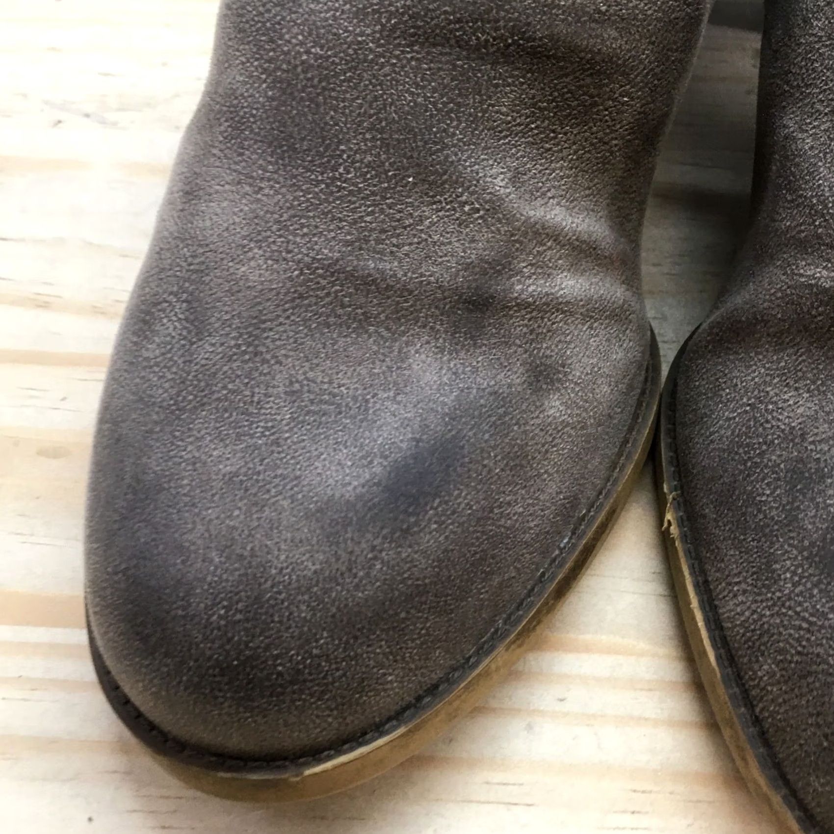 Vintage LifeStride Jacinda Boots Womens 8.5 M Brown Faux Suede Side Zip Bootie Heel 2 in Casual Oblique Style Boots Womens Brown LifeStride Jacinda Boots Size US 9 / IT 39 - 6 Thumbnail