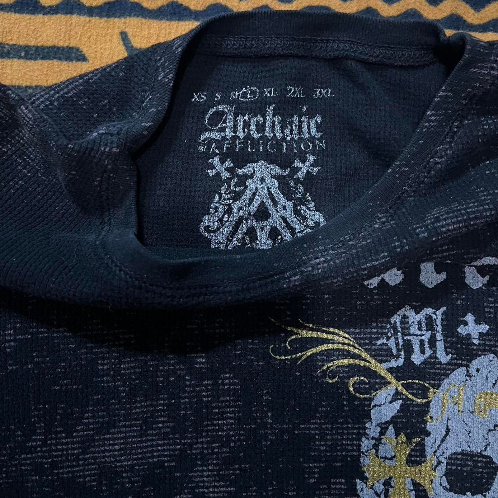 Affliction mens affliction thermal shirt mma elite tapout y2k archaic Size US L / EU 52-54 / 3 - 6 Thumbnail