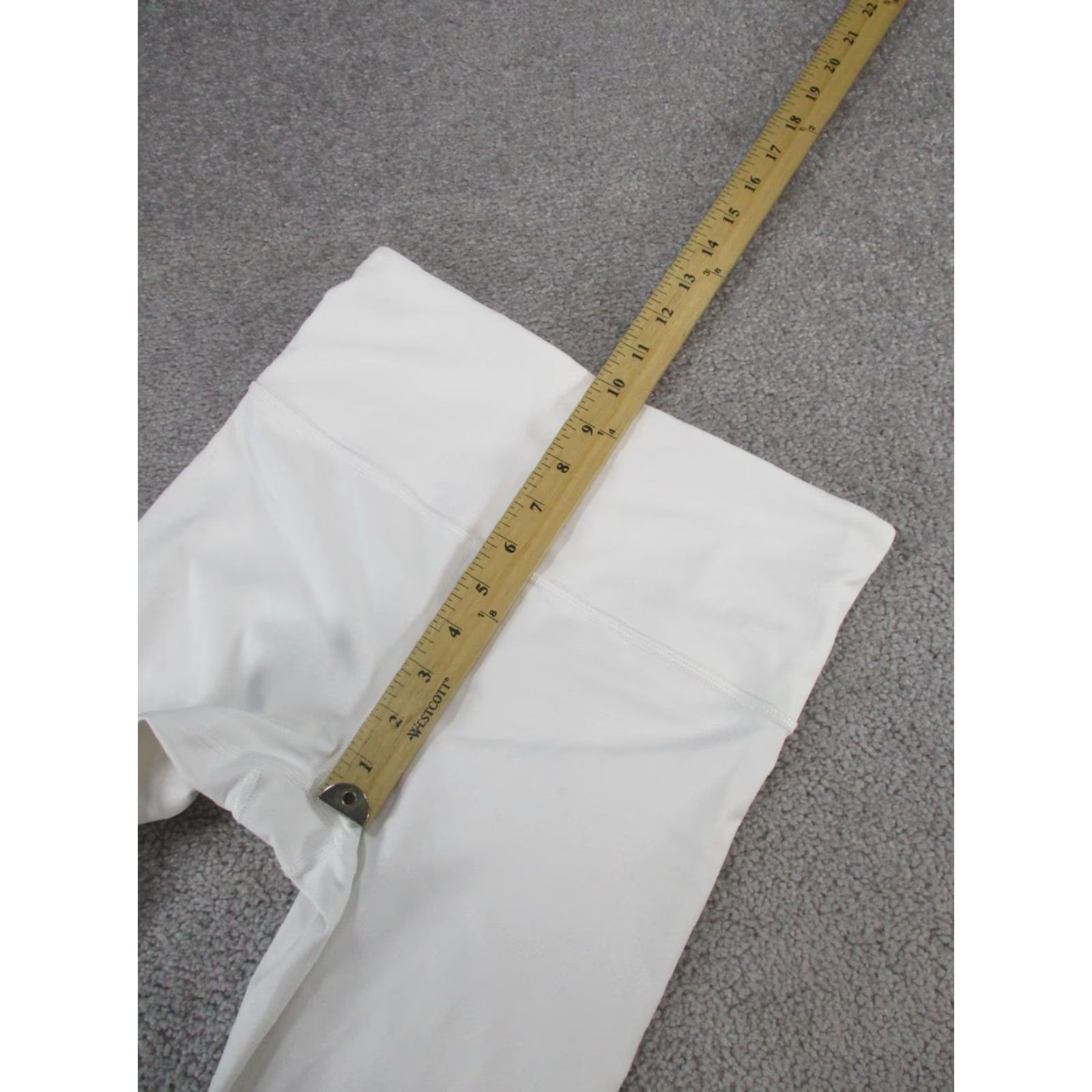 Athleta VINTAGE Athleta Leggings Womens Small Ultra High Rise Elation 7/8 White Yoga Gym * Size 28" / US 6 / IT 42 - 5 Thumbnail