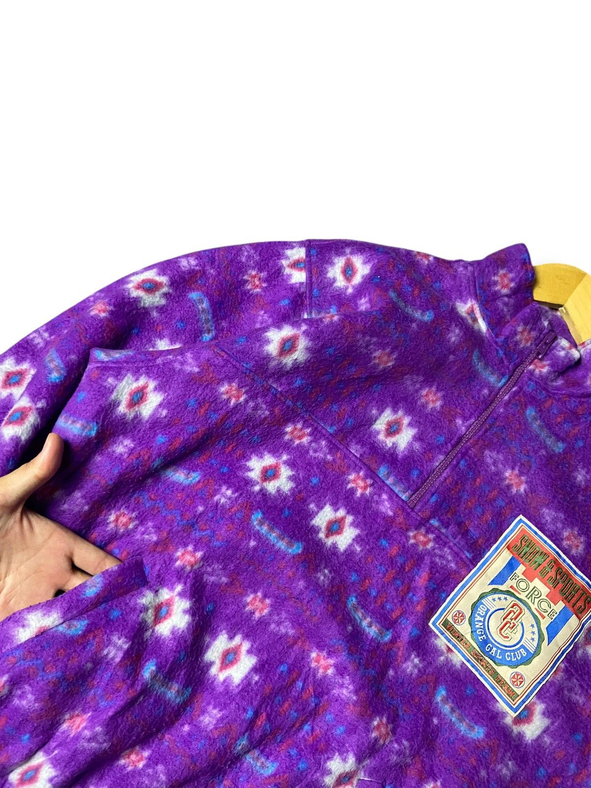Japanese Brand Orange Gal Club Snow&Sport Half Zip Fleece Jacket (140) Size US S / EU 44-46 / 1 - 3 Thumbnail