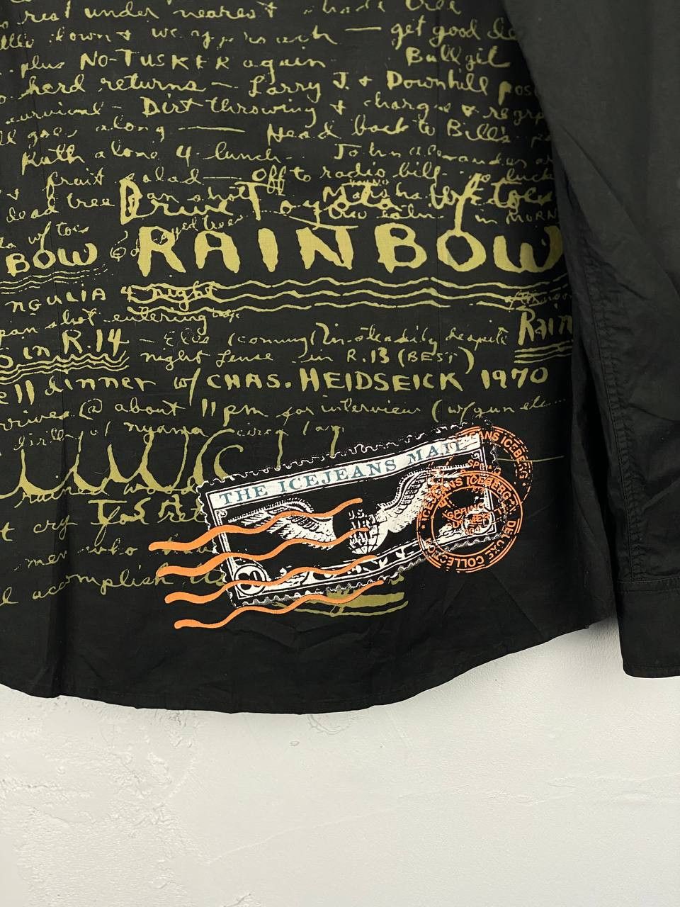 Designer × Iceberg Vintage Iceberg Printed Black shirt Size US M / EU 48-50 / 2 - 10 Thumbnail