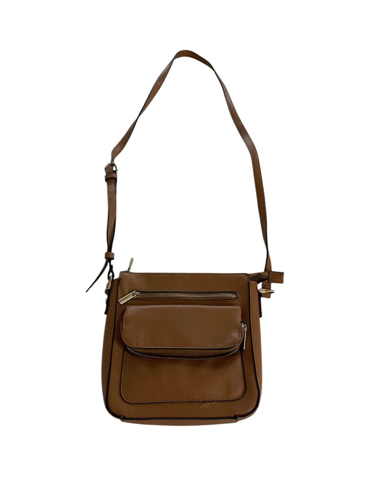 Target Basics A New Day Crossbody Camel with Gold Hardware Size ONE SIZE - 2 Thumbnail