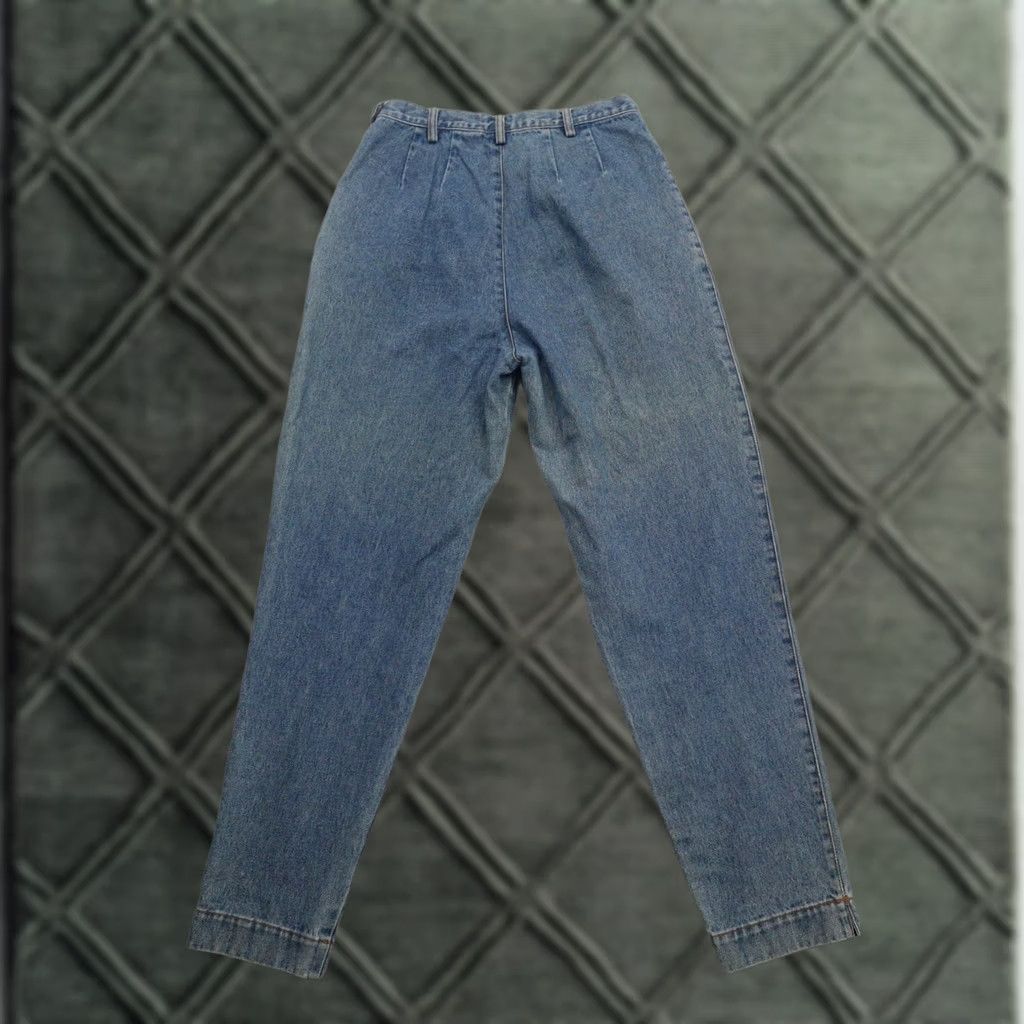 Guess VINTAGE GUESS Jeans Womens 11/12 Baggy Pleated Side Zipper Hip Denim Boyfriend 90s Mens? Size 32" / US 10 / IT 46 - 1 Thumbnail