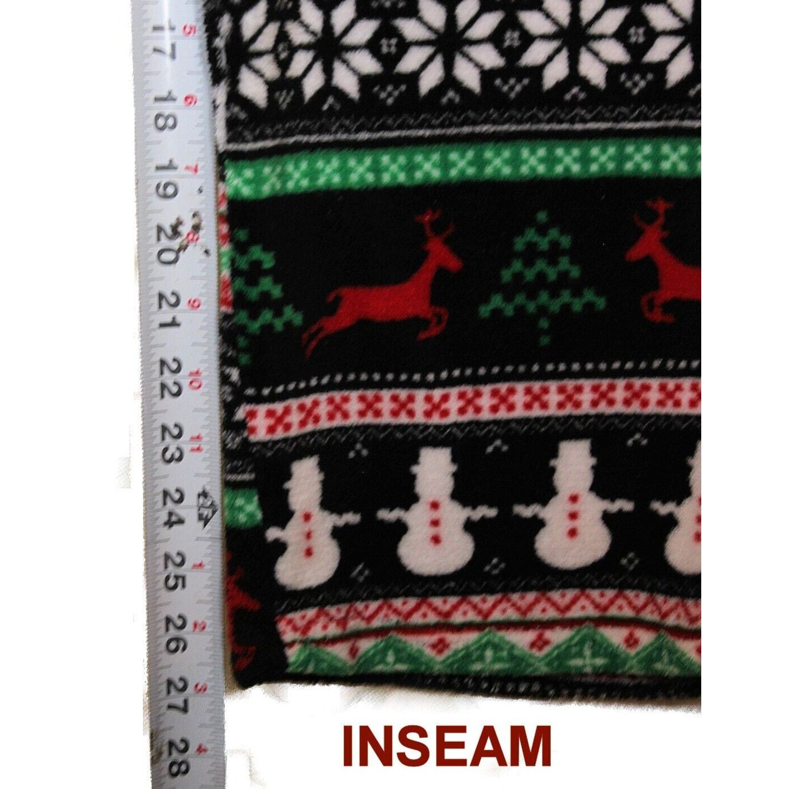 Holiday Brand Christmas Pants • Snowmen • Snowflakes • Reindeer • Trees Size US 28 / EU 44 - 4 Thumbnail