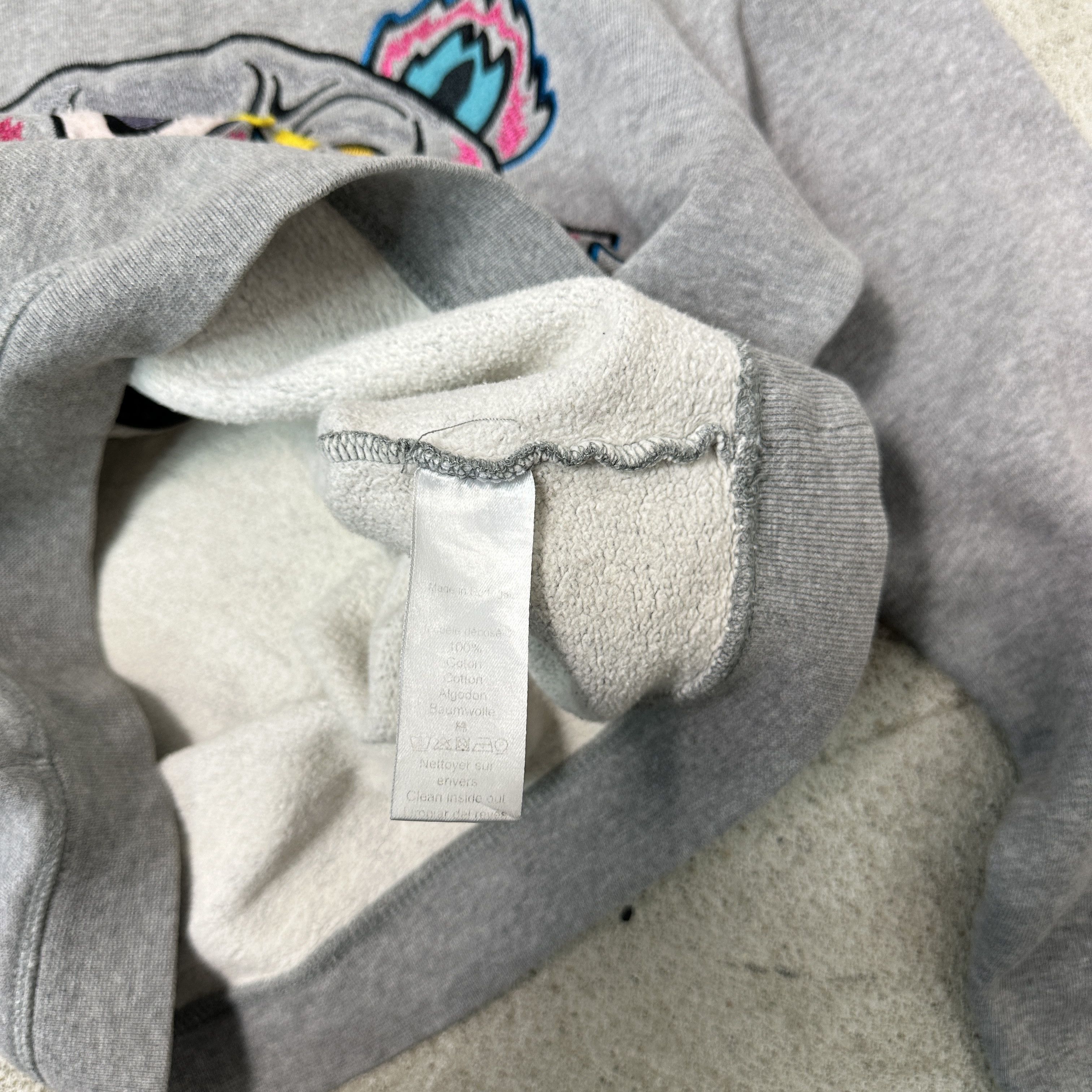 Kenzo Vintage Streetwear Sporty Tiger Printed Kenzo Sweatshirt Y2K Size S / US 4 / IT 40 - 5 Thumbnail
