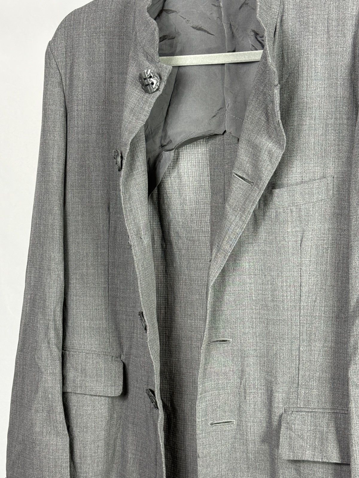 Comme des Garcons Comme des Garçons Homme Plus Deconstructed Long Coat – Grey Size US L / EU 52-54 / 3 - 2 Thumbnail