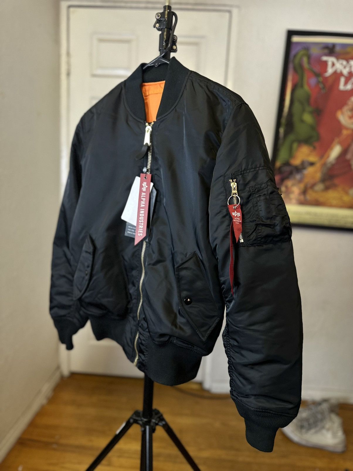 Alpha Industries Alpha Industries MA-1 Heritage Bomber Jacket Black - Small Size US S / EU 44-46 / 1 - 2 Thumbnail