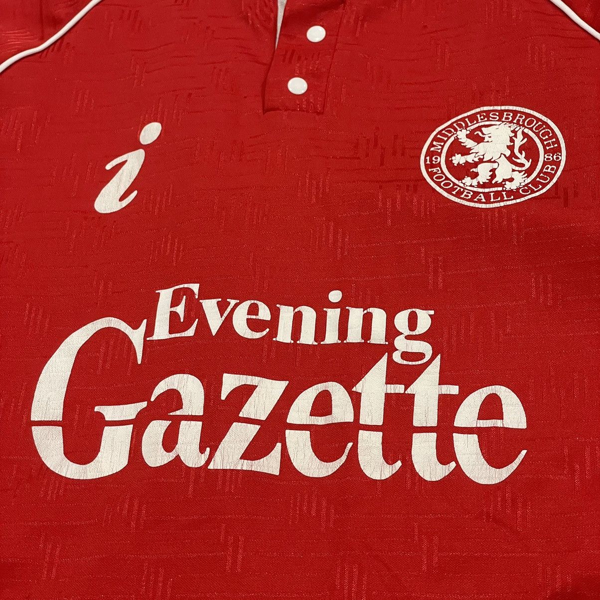Pro Player Retro 90s i Evening Gazette MIDDLESBROUGH Shirt Jersey 80s Size US M / EU 48-50 / 2 - 2 Thumbnail