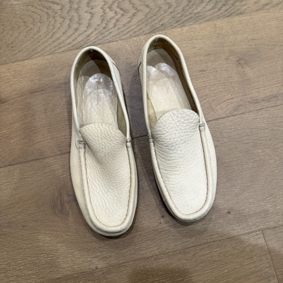 Paul Smith Vintage Paul Smith Cream Leather Loafers Size US 9.5 / EU 42-43 - 4 Thumbnail