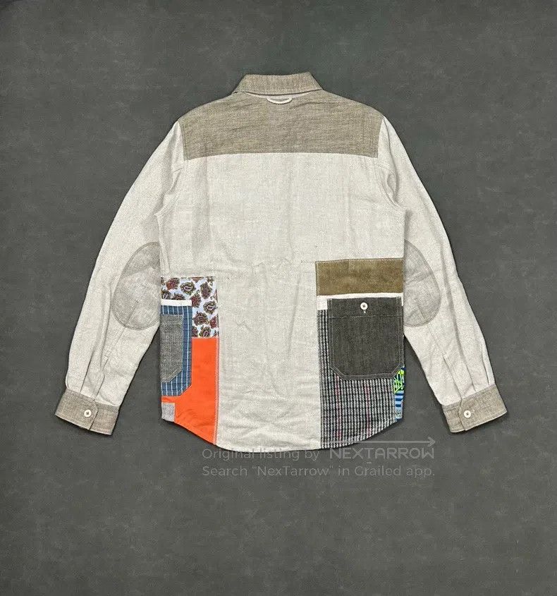 Junya Watanabe Junya Watanabe Cotton and Linen Patchwork Jacket Size US M / EU 48-50 / 2 - 4 Thumbnail