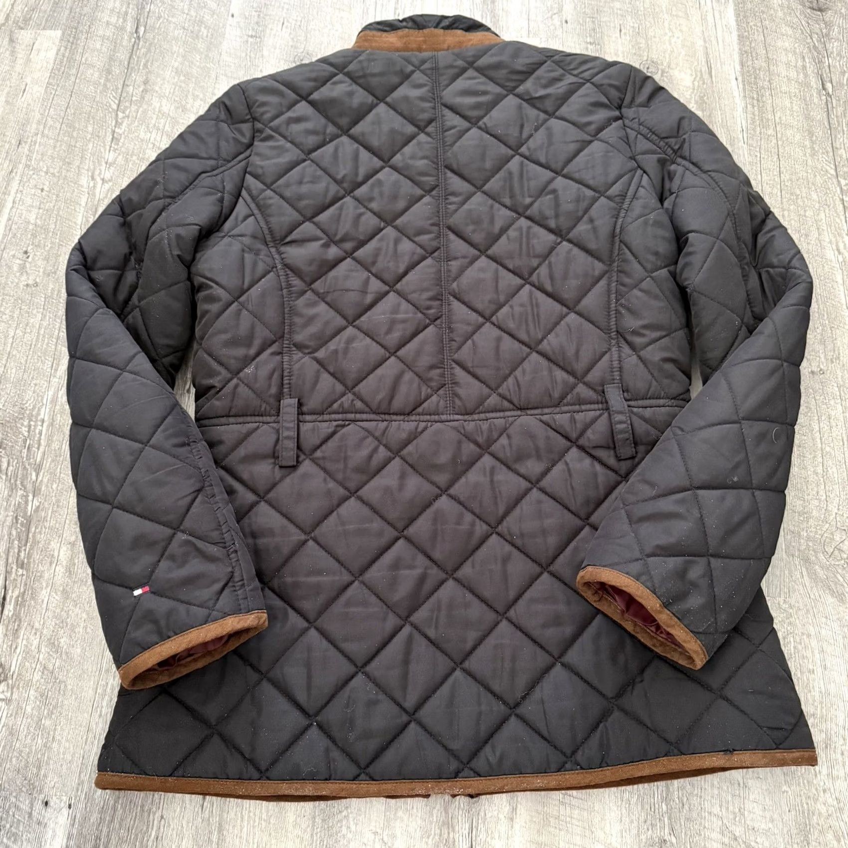 Tommy Hilfiger Tommy Hilfiger Diamond Quilted Jacket Womens Small Black Parka Coat Regular Fit Military Utility Size S / US 4 / IT 40 - 5 Thumbnail