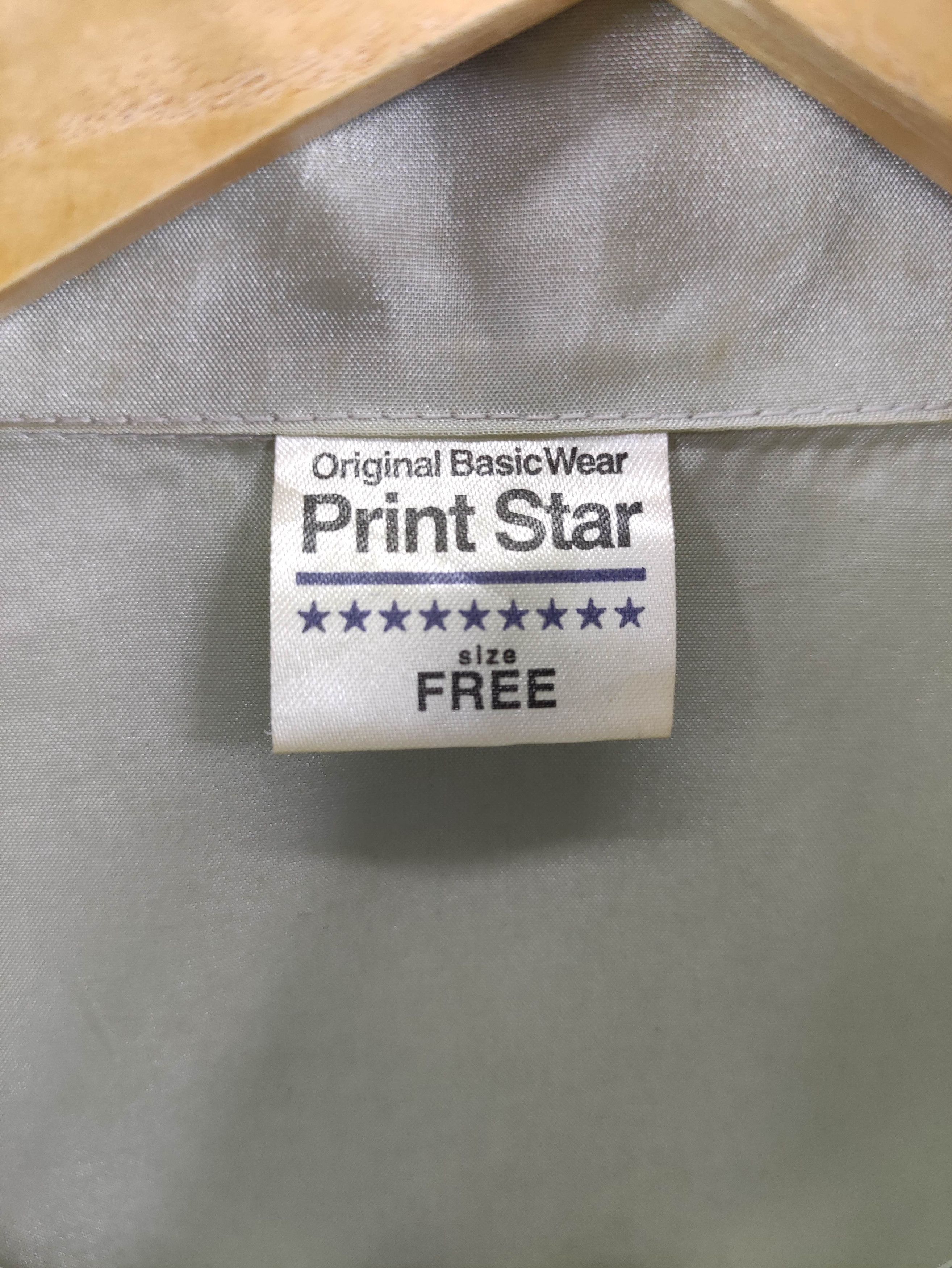 Japanese Brand Vintage Windbreaker Thin Rough Necks By Printstar Size US L / EU 52-54 / 3 - 5 Thumbnail