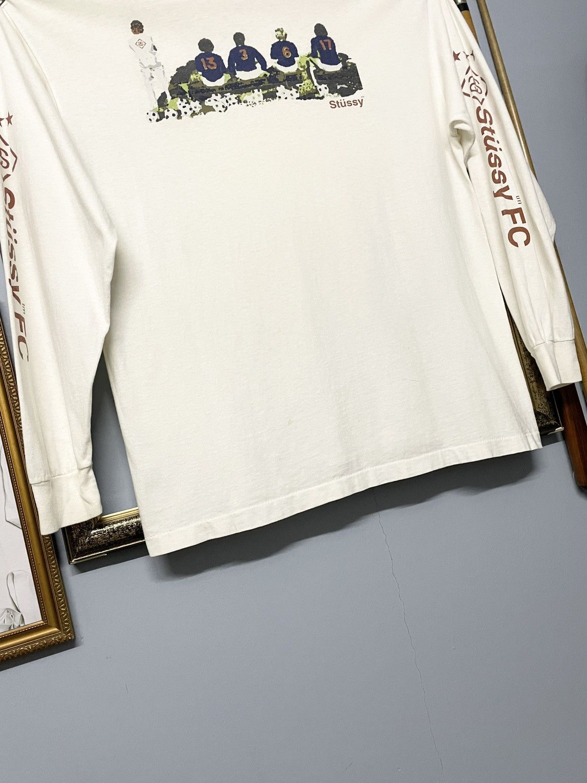 Stussy Vintage 90S Designer Stussy Single Stitch Footbal Soccer Size US XL / EU 56 / 4 - 4 Thumbnail