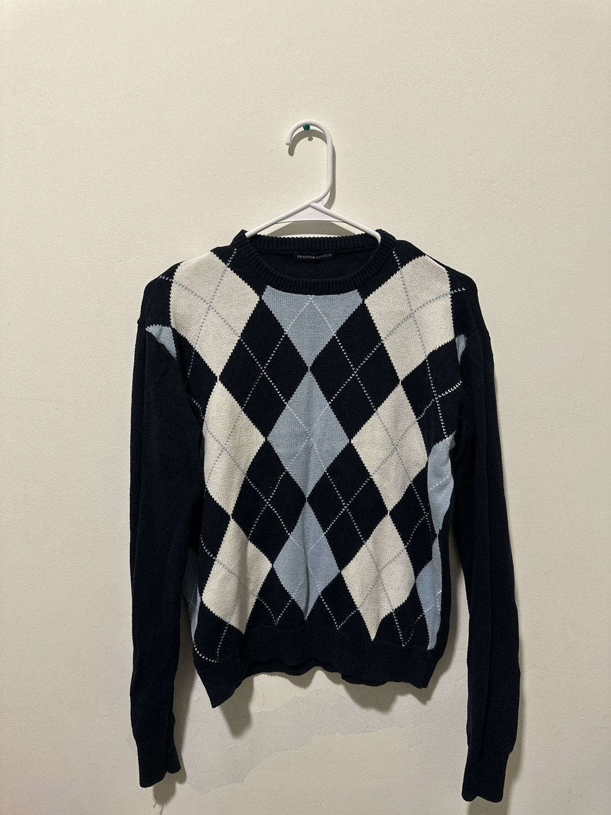 Brandy Melville Brandy Melville argyle sweater Size ONE SIZE - 1 Thumbnail