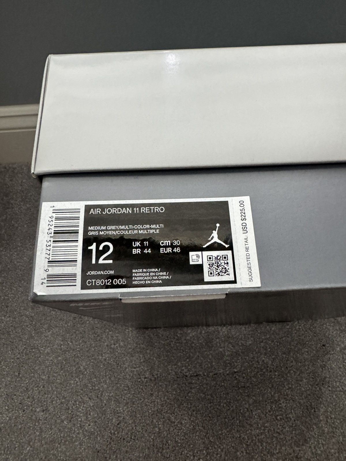 Jordan Brand Jordan 11 “Cool Grey” (2021) Size US 12 / EU 45 - 9 Thumbnail