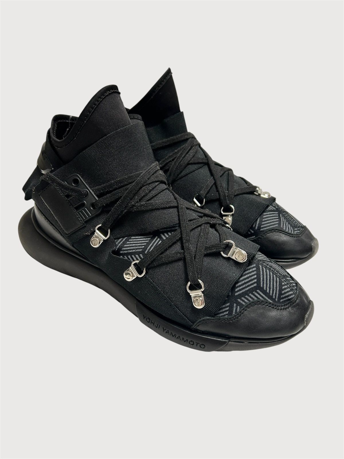 Y-3 FW2016 Qasa High Hexagon Lace Size US 9 / EU 42 - 1 Thumbnail