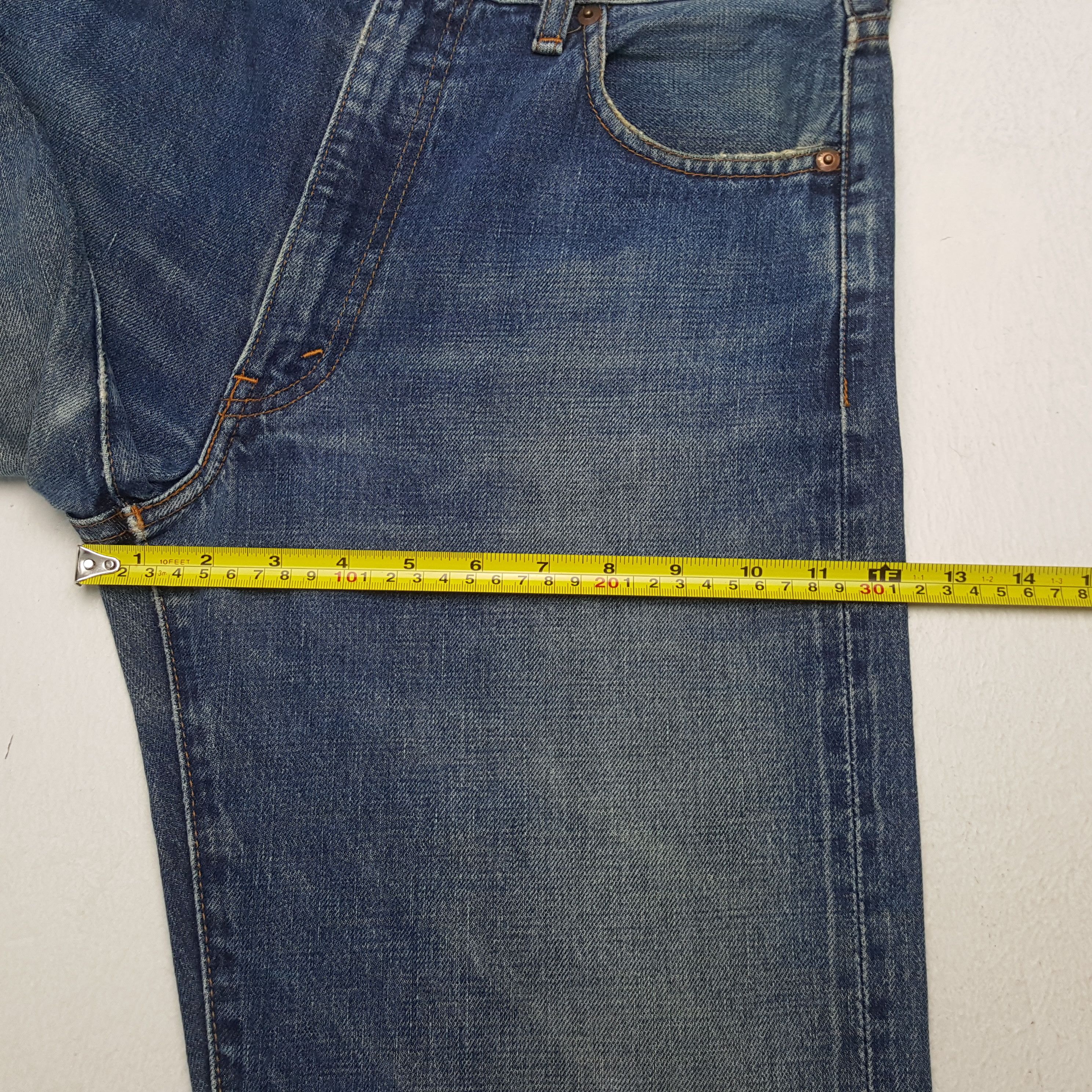 Levi's Levis 502 Big E Selvedge Streetwear Style Jeans RR13 Size US 29 - 9 Thumbnail