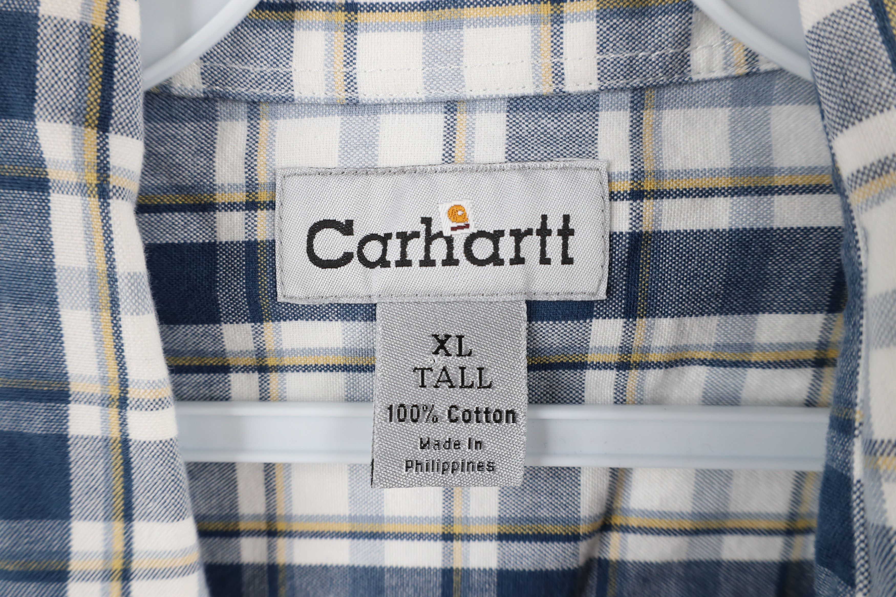 Carhartt × Vintage Vintage Carhartt Pocket Short Sleeve Button Down Shirt Size US XL / EU 56 / 4 - 6 Thumbnail