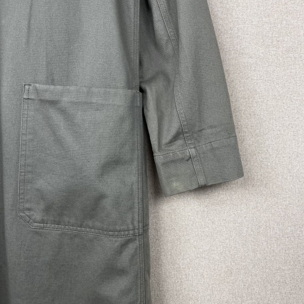 VINTAGE 90s MAISON MARGIELA KHAKI CANVAS COAT