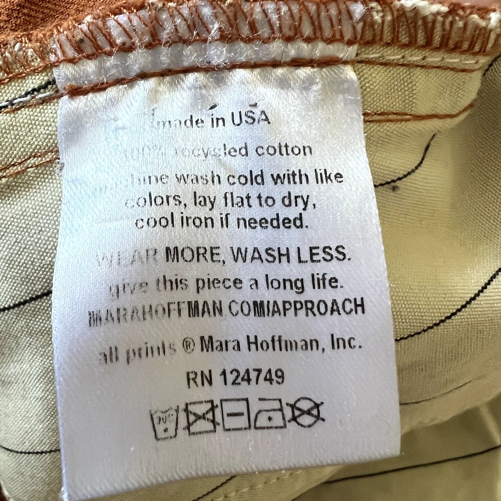 Mara Hoffman Mara Hoffman cotton pants straight size 4 brown Size 27" / US 4 / IT 40 - 4 Thumbnail