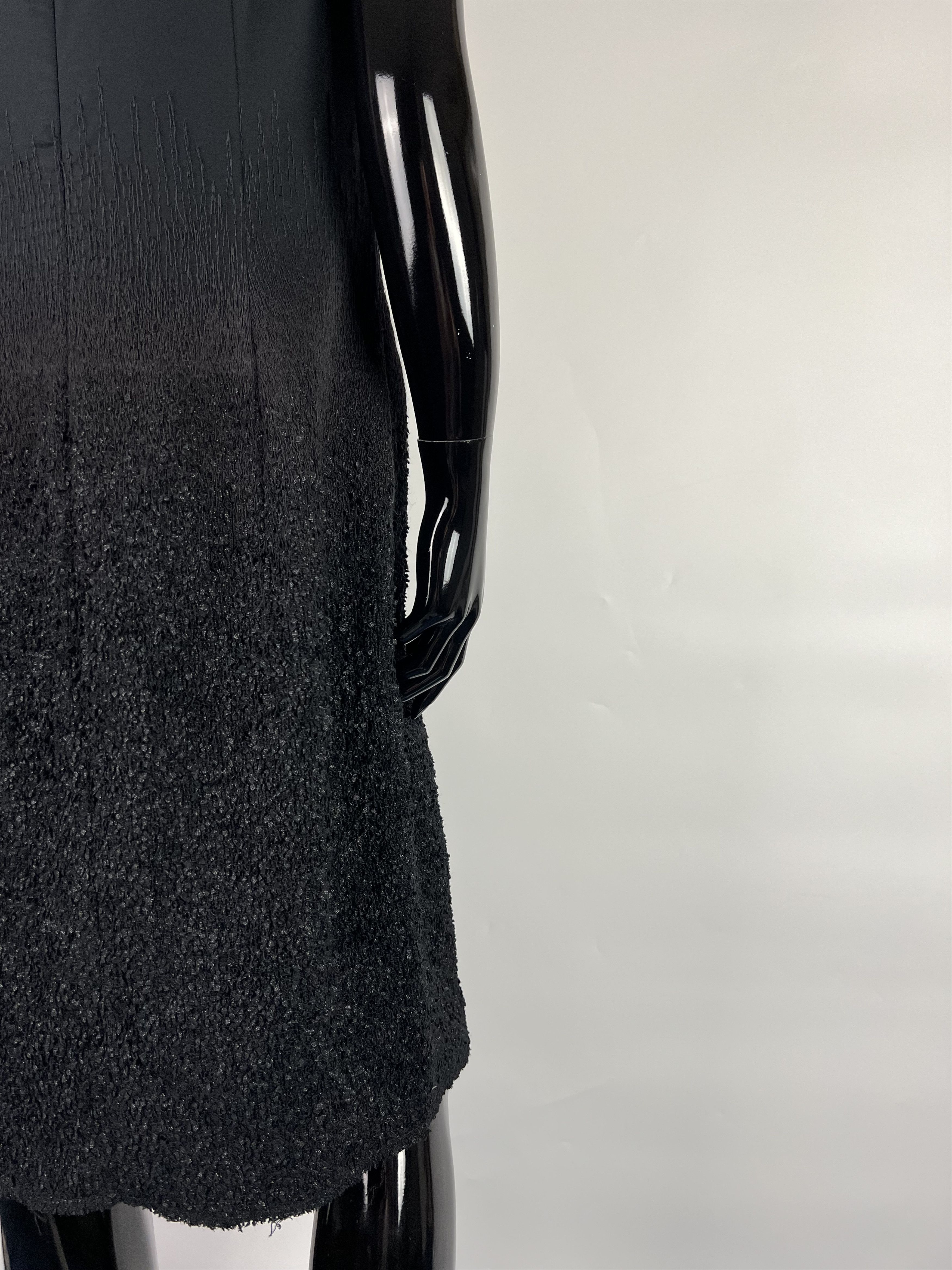 Akris Akris Black Sleeveless Knee Silk/Wool Dress Size US8 Size M / US 6-8 / IT 42-44 - 4 Thumbnail