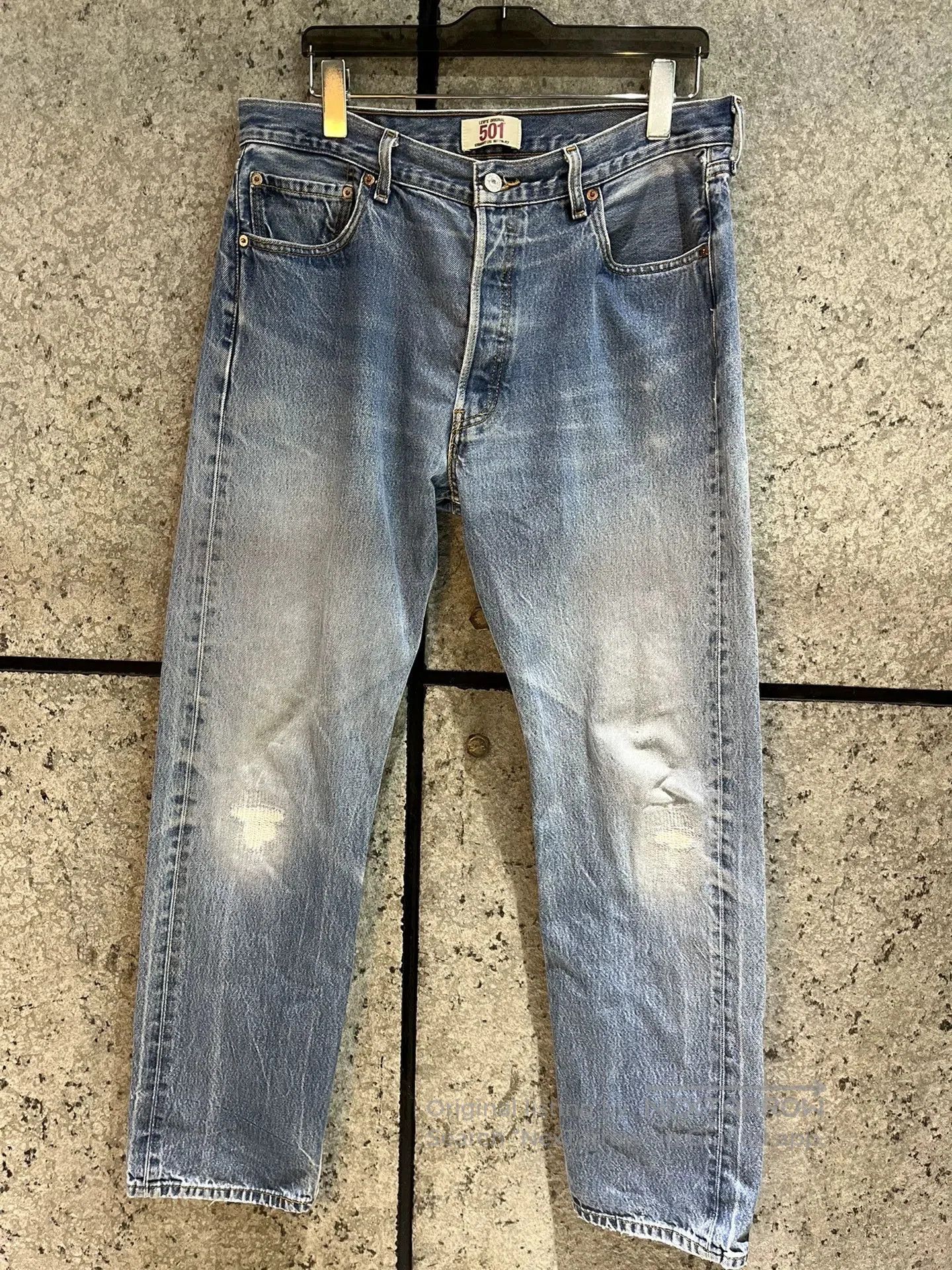 Levi's Vintage Levi's 501 Washed Blue Jeans 36. Size US 36 / EU 52 - 1 Thumbnail