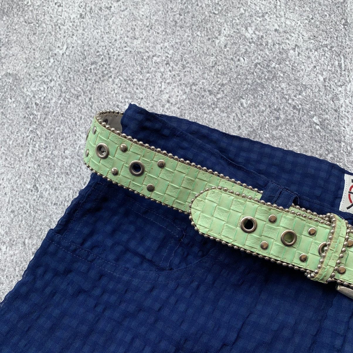 Japanese Brand Vintage Y2k Studded Belt Christian edrei Size ONE SIZE - 8 Thumbnail