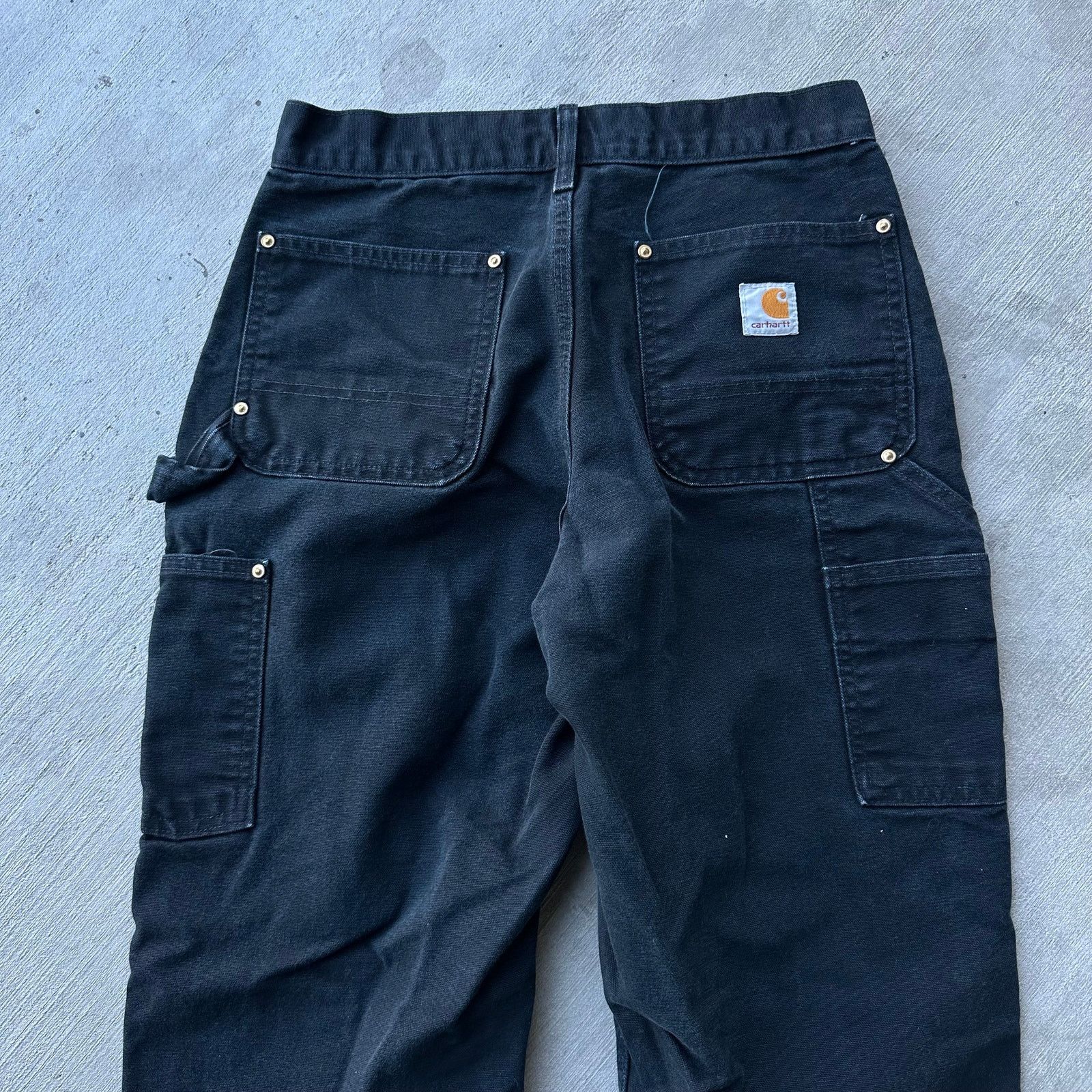 Carhartt × Vintage Carhartt black double knee work wear carpenter pants Size US 28 / EU 44 - 6 Thumbnail