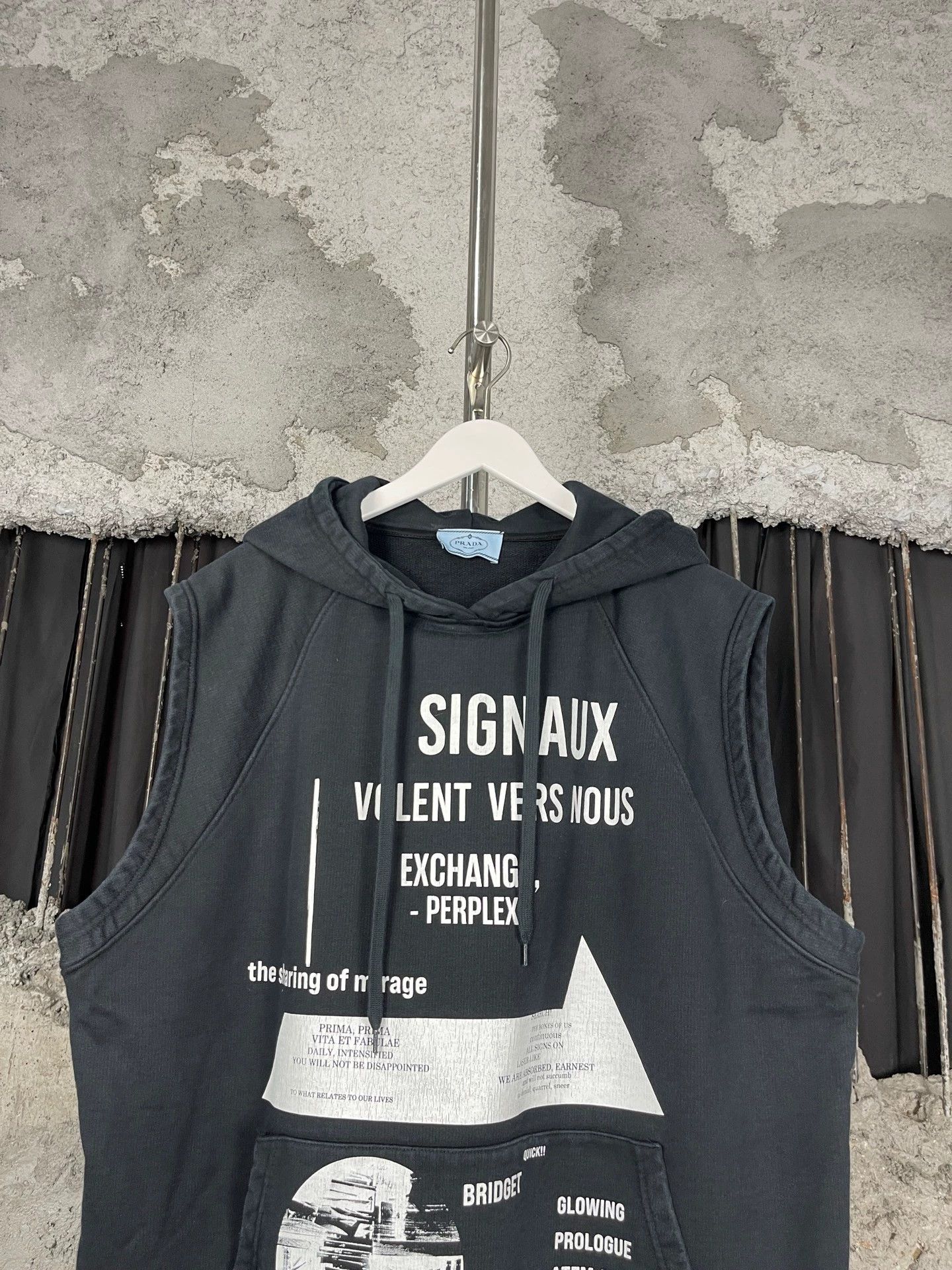 Prada Prada Raf Sleeveless Hoodie S 95 New Size US S / EU 44-46 / 1 - 3 Thumbnail