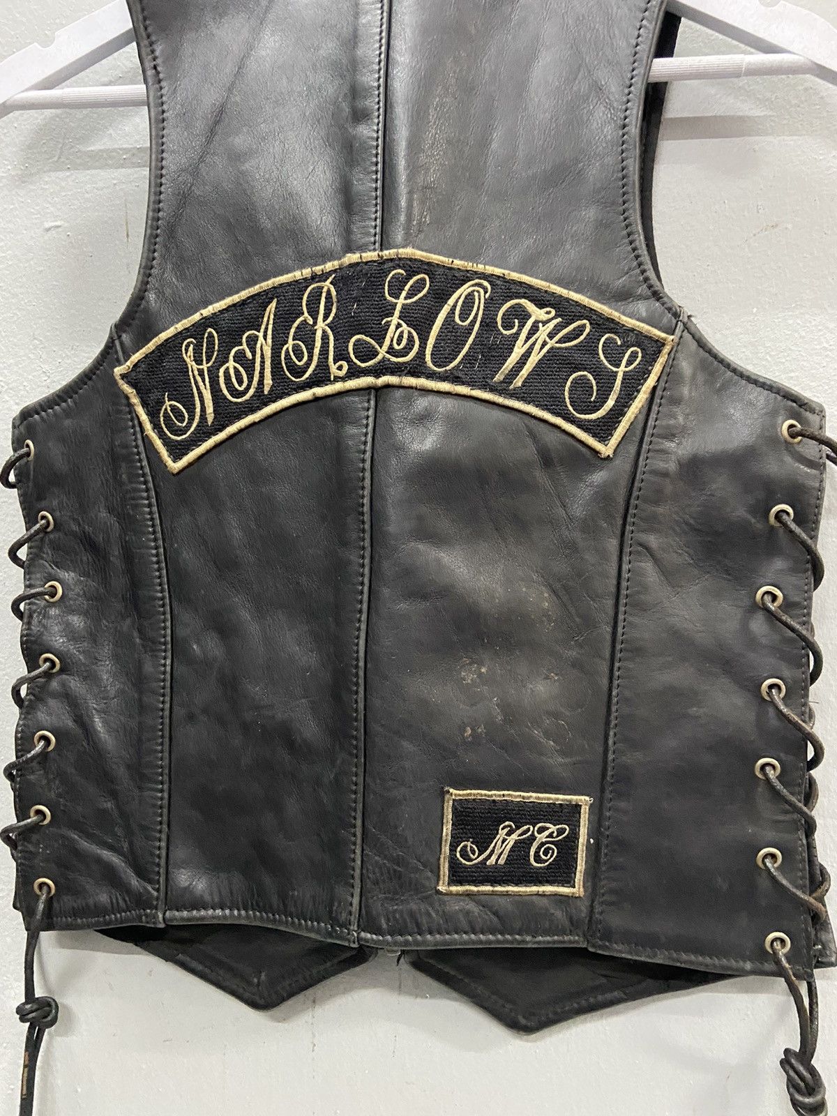 Vanson Leathers VANSON LEATHER BIKERS LEATHER VEST Size US XS / EU 42 / 0 - 6 Thumbnail
