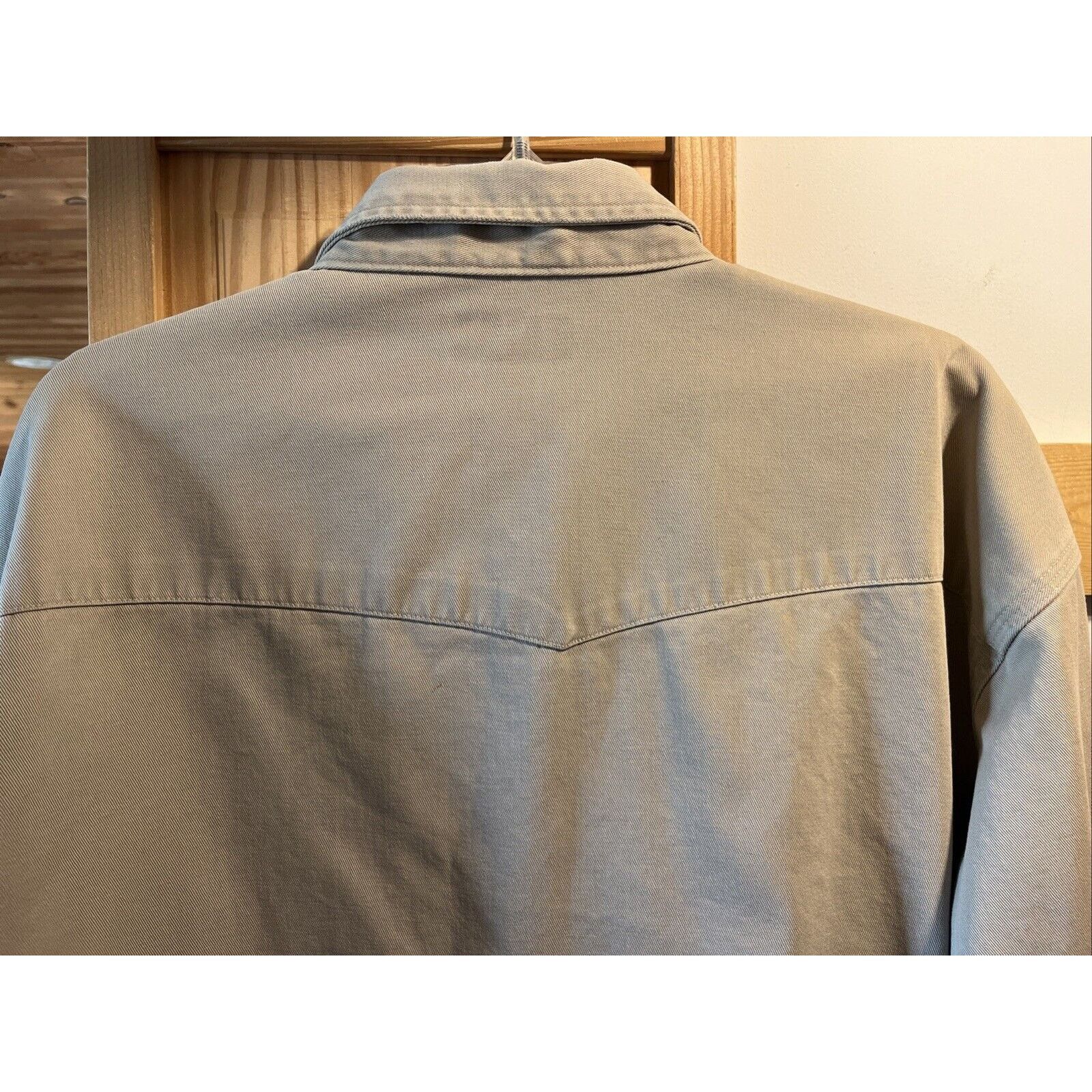 Carhartt Carhartt Shirt Jacket Men’s XXL Khaki Canvas Cotton STAINS Size US XXL / EU 58 / 5 - 13 Thumbnail