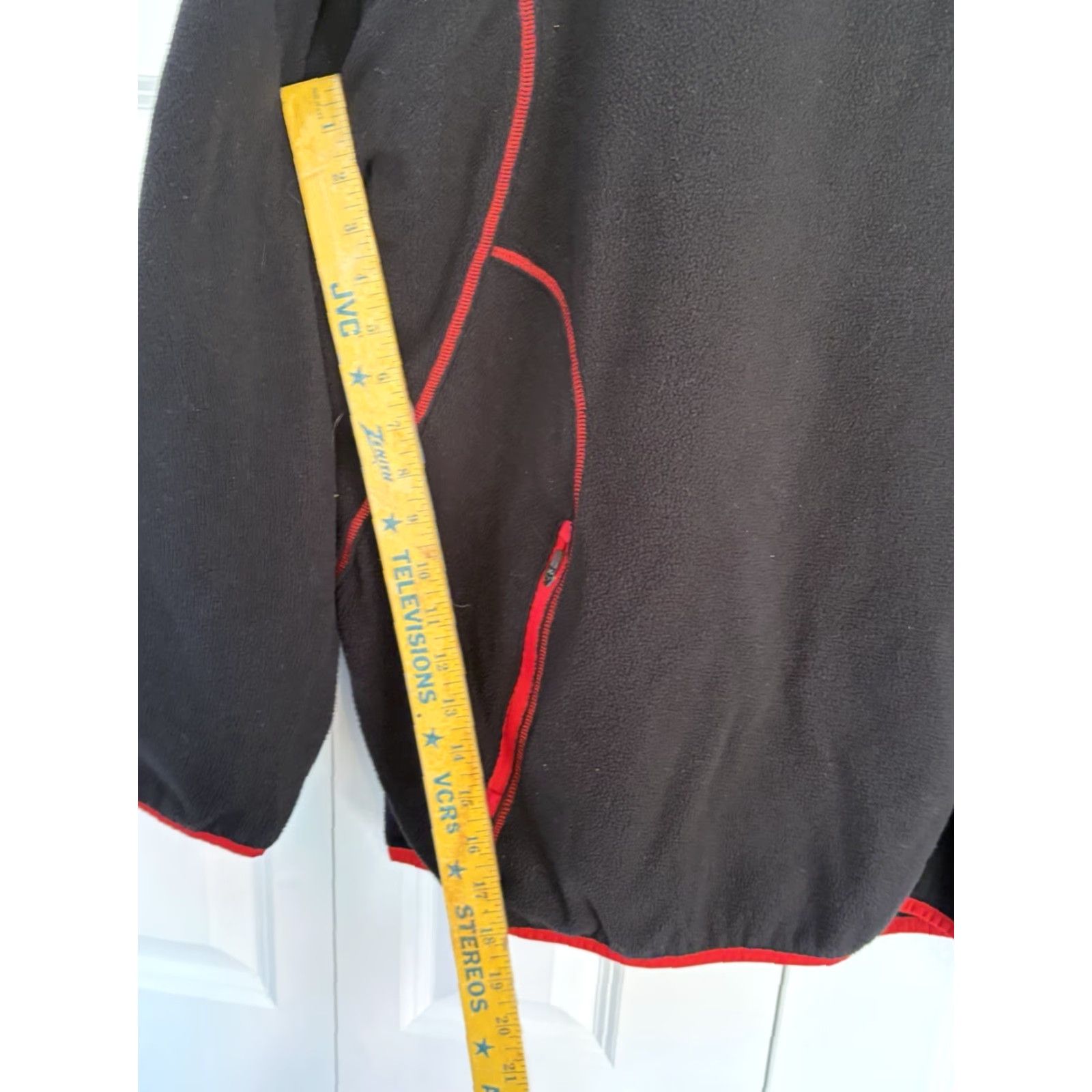 Vintage Antigua Mens Sweatshirt 1/4 Zip Pullover Fleece Black 2XL Long Sleeve Regular Size US XXL / EU 58 / 5 - 4 Thumbnail