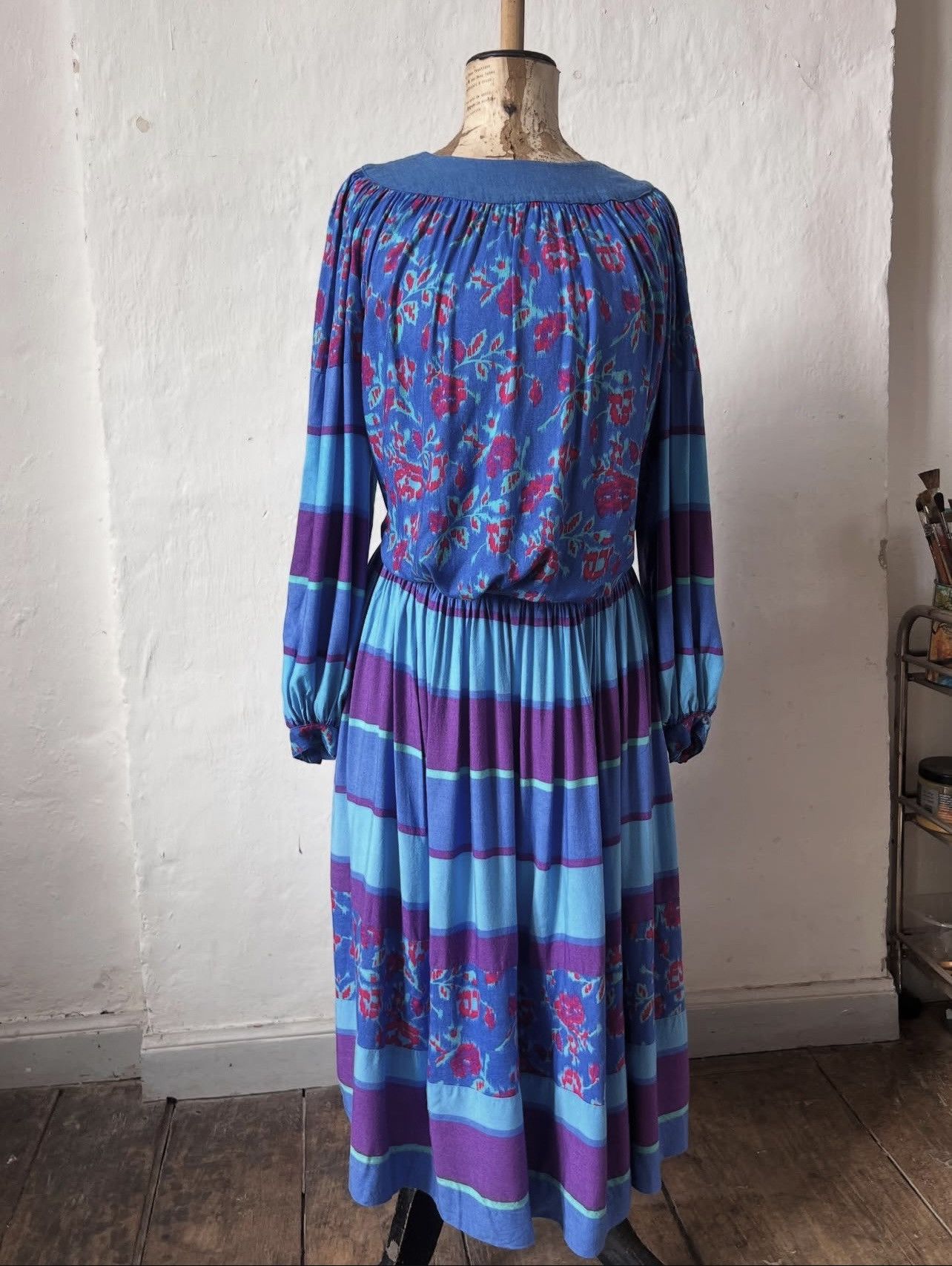 Other Vintage 1970s Anastasia set blouse skirt Francois Viannay Size M / US 6-8 / IT 42-44 - 3 Thumbnail
