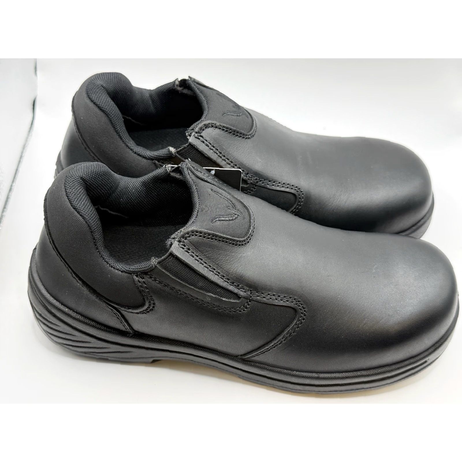 Thorogood NWOB THOROGOOD THORO-FLEX BLACK SLIP-ON SAFETY TOE BOOTS 804-6133 SZ 7 M/9 W Size US 6 / EU 39 - 3 Thumbnail