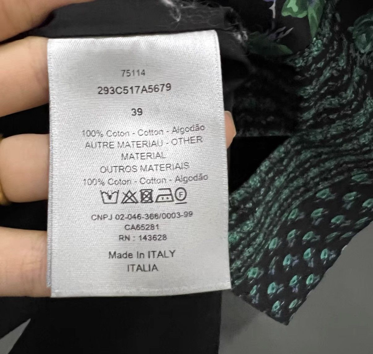 Dior Dior Floral All-over Printed Short Sleeve Shirt J41 Size US M / EU 48-50 / 2 - 5 Thumbnail