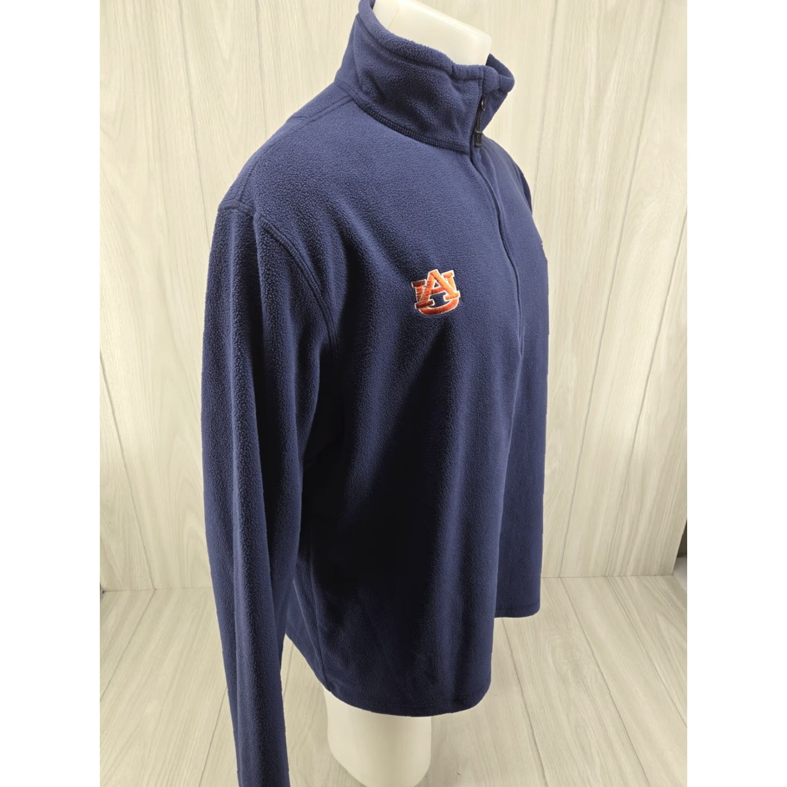 Vintage Drake Waterfowl Auburn Tigers 1/4 Zip Pullover Sweater Mens XL Blue Fleece Logo Zipper Mock Neck Long Sleeve Knit Pullover Casual Workwear 1/4 Zip Size US XL / EU 56 / 4 - 6 Thumbnail