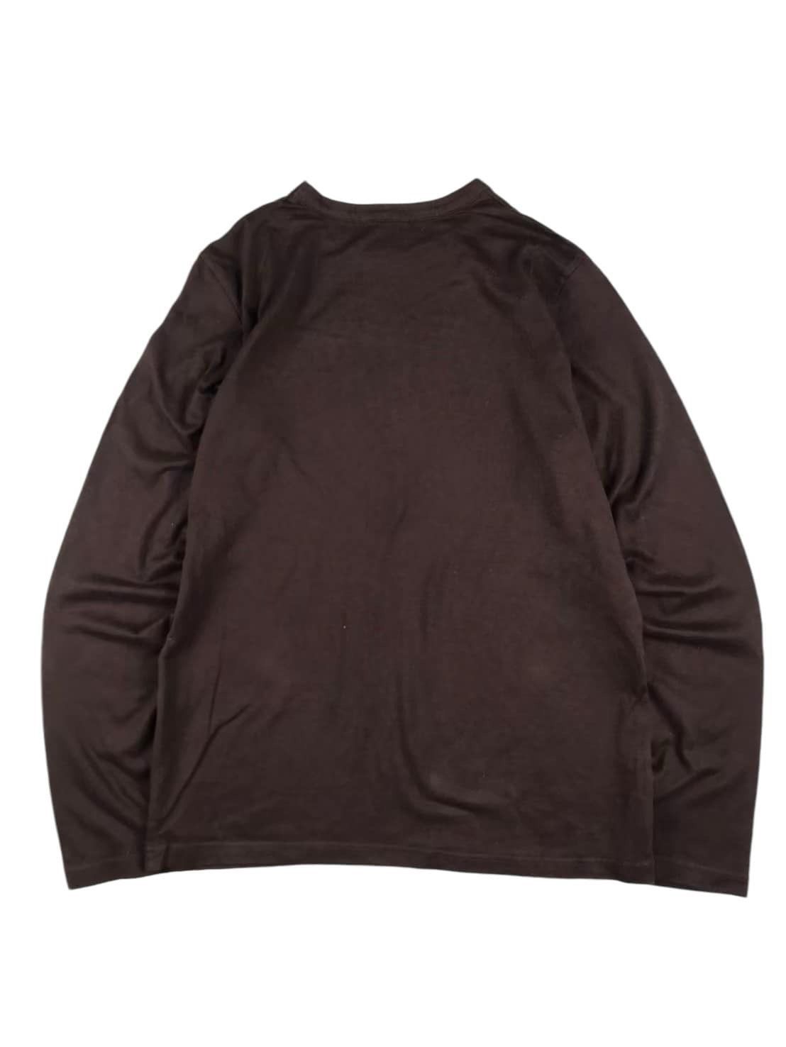 Issey Miyake × Japanese Brand Plantation by Issey Miyake brown Long Sleeve T shirt Size US M / EU 48-50 / 2 - 2 Thumbnail
