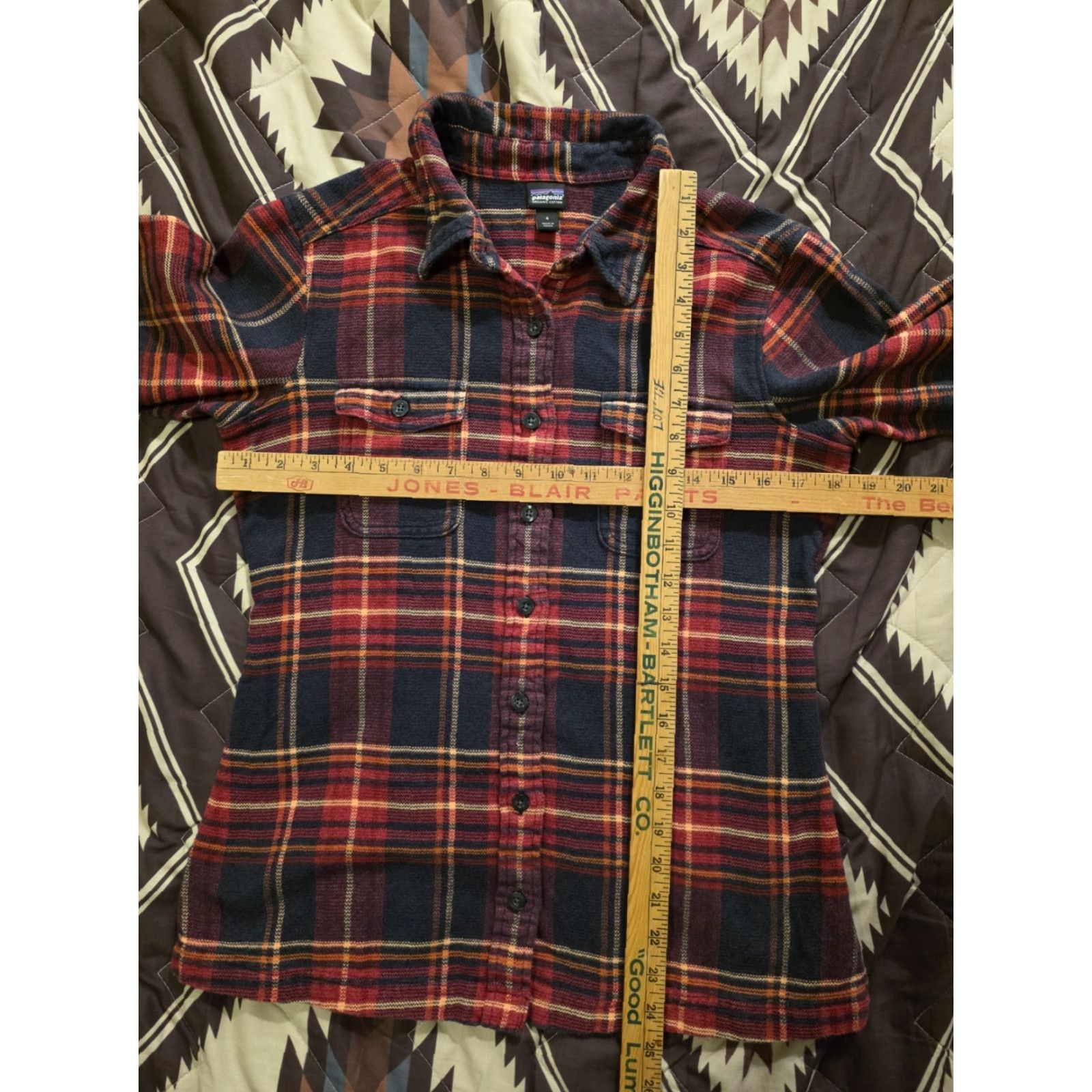 Patagonia Patagonia Women's Long Sleeve Flannel Button Up Shirt Plaid Red Size 4 Small Size S / US 4 / IT 40 - 6 Thumbnail