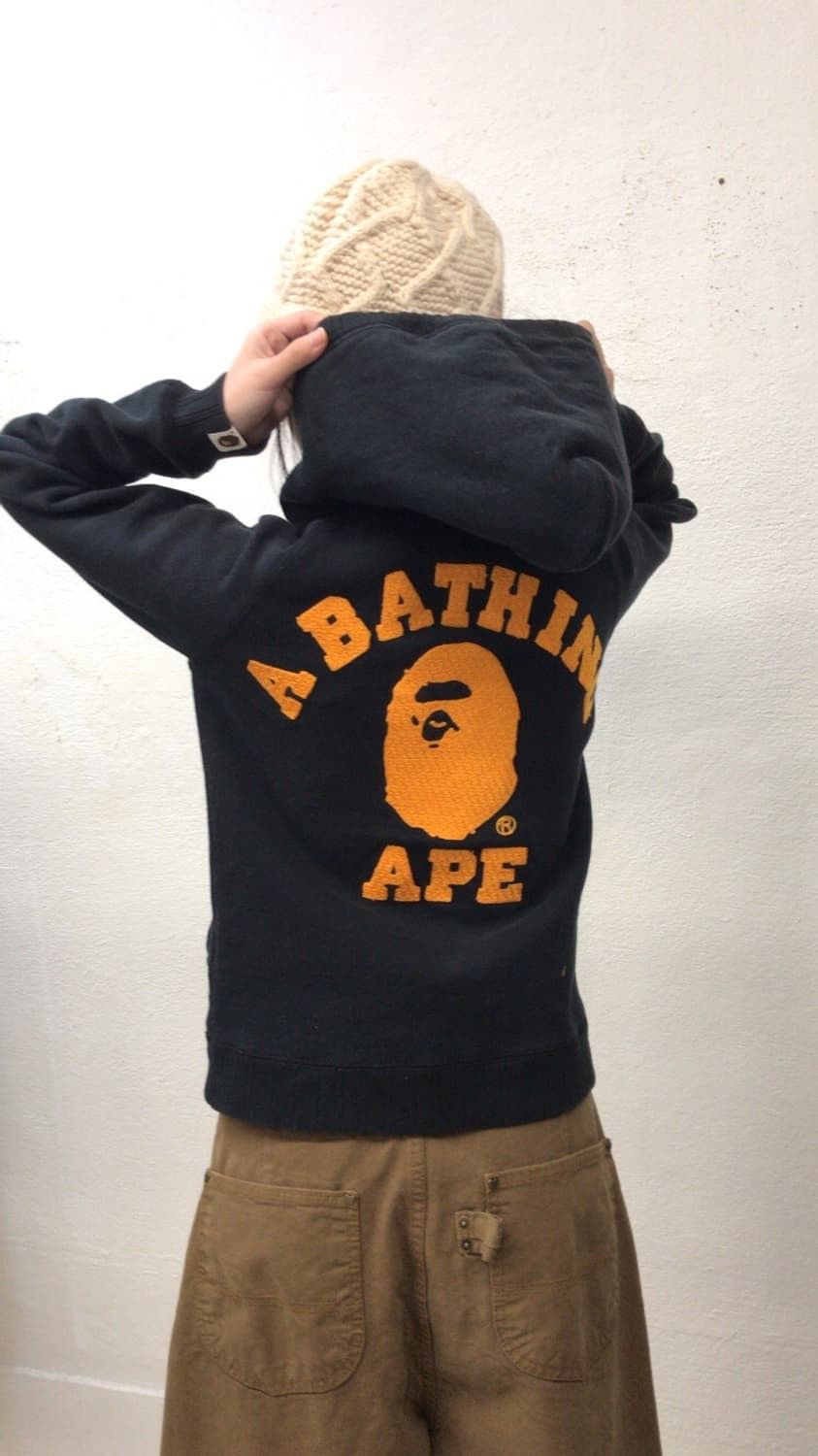 Bape College Embroidered Logo Hoodie Size XXS / US 00 / IT 34 - 11 Thumbnail