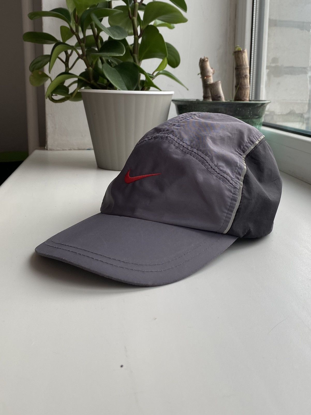 Nike × Vintage Vintage Nike Alpha Project 3M Running 5 Panel Hat Size ONE SIZE - 4 Thumbnail