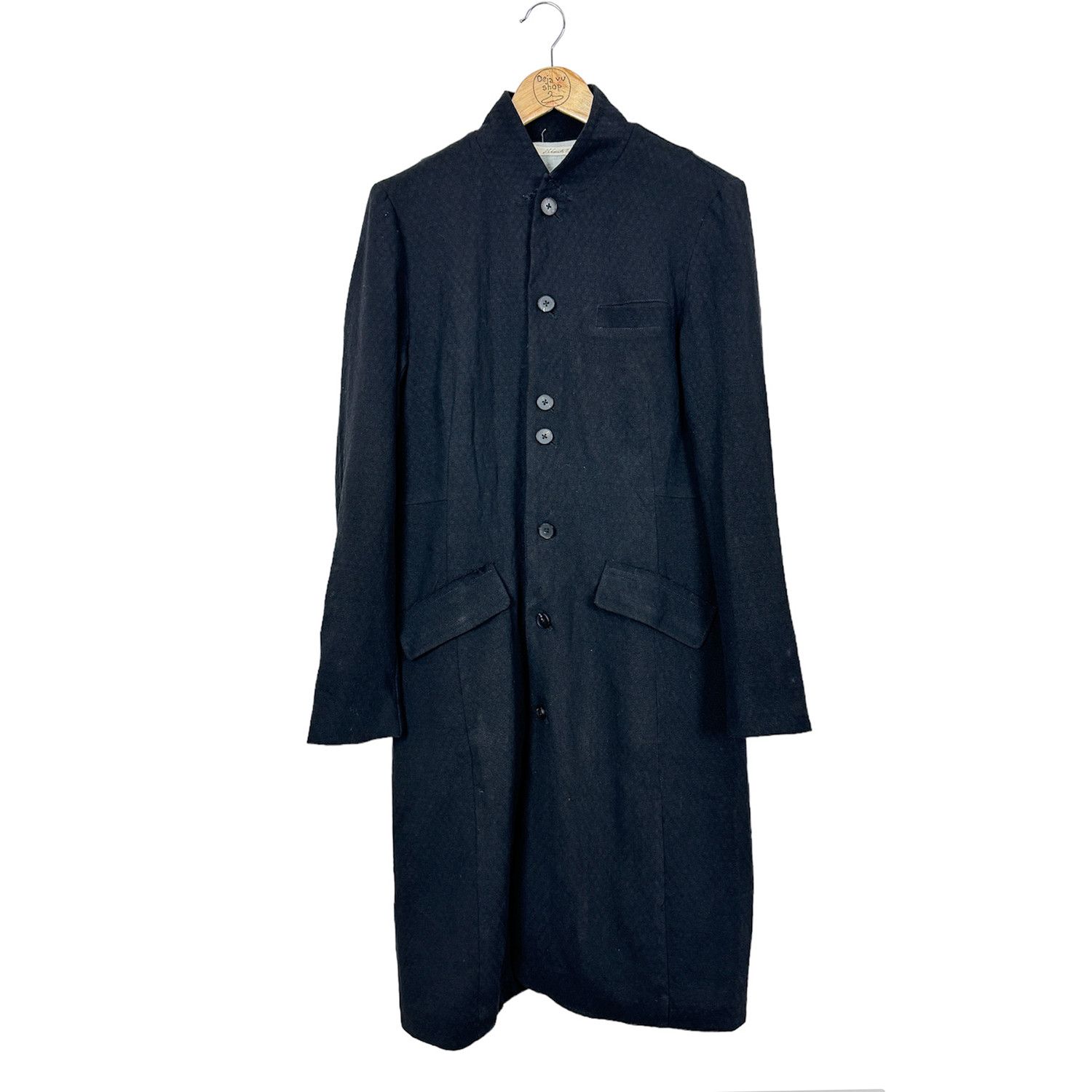 image of Aleksandr Manamis Long Coat Size 1 in Black, Women's