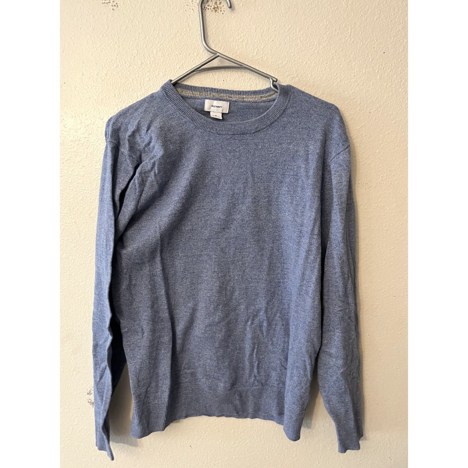 Old Navy Old Navy Mens Long Sleeve Crew Neck Lightweight Cotton Blend Sweater Size M Blue Size US M / EU 48-50 / 2 - 2 Thumbnail