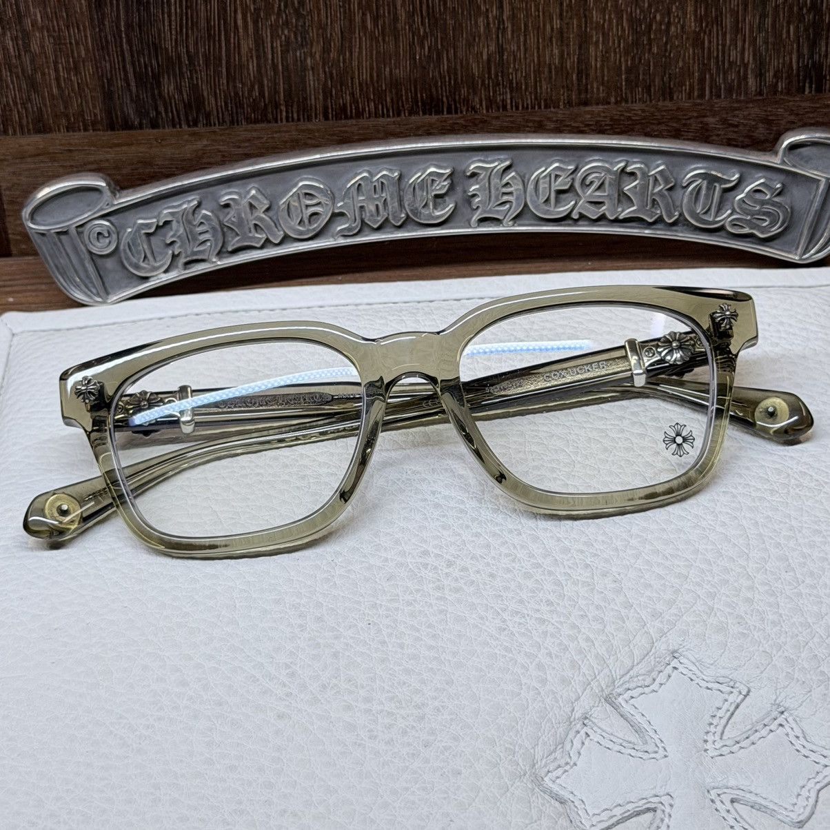 Chrome Hearts Chrome Hearts COXUCKER Glasses Size ONE SIZE - 1 Thumbnail