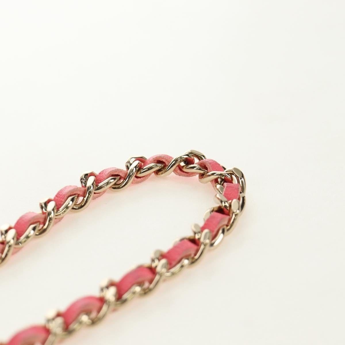 Chanel Chanel Lambskin Leather Chain Vanity Shoulder Bag Pink Size ONE SIZE - 9 Thumbnail
