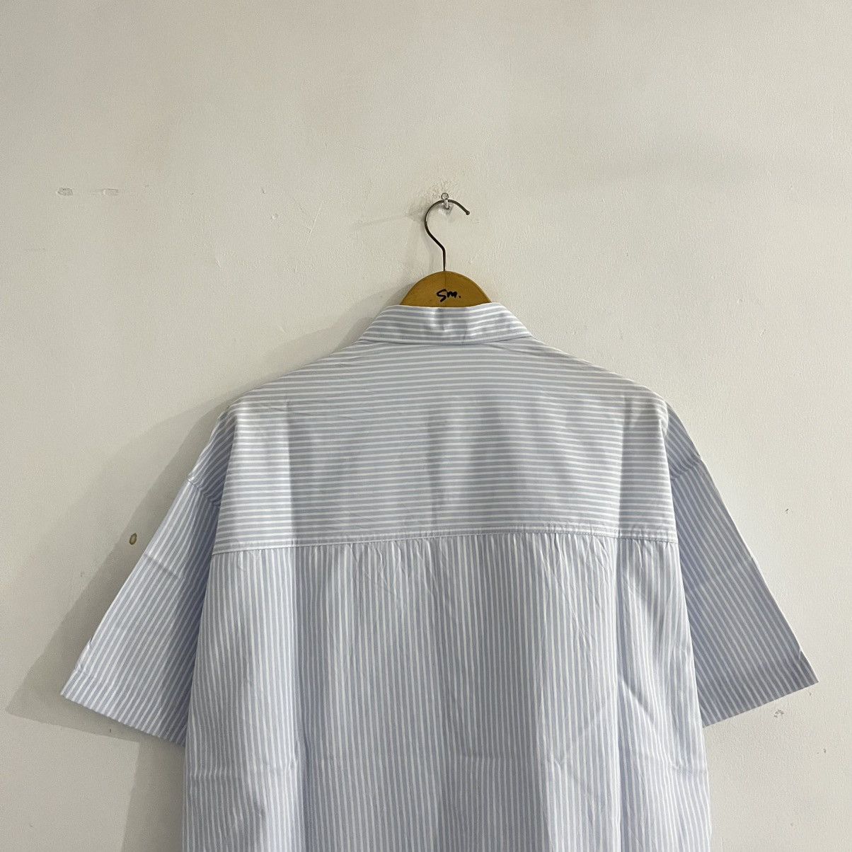 Issey Miyake Nomade - Blue White Striped Iconic Shirt Size US L / EU 52-54 / 3 - 5 Thumbnail