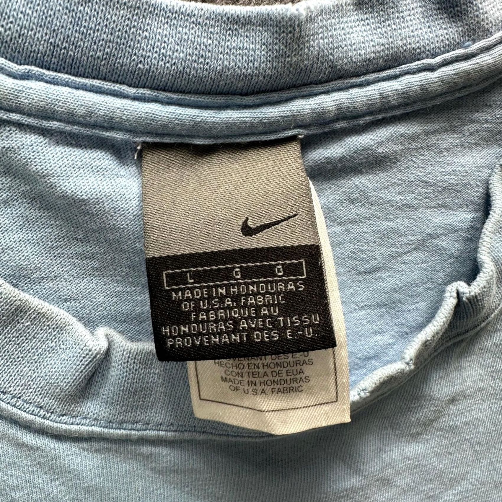 Nike Nike Shirt Mens L Blue Sleeveless Swoosh Logo Tank Crewneck Cotton Jersey Size US L / EU 52-54 / 3 - 5 Thumbnail