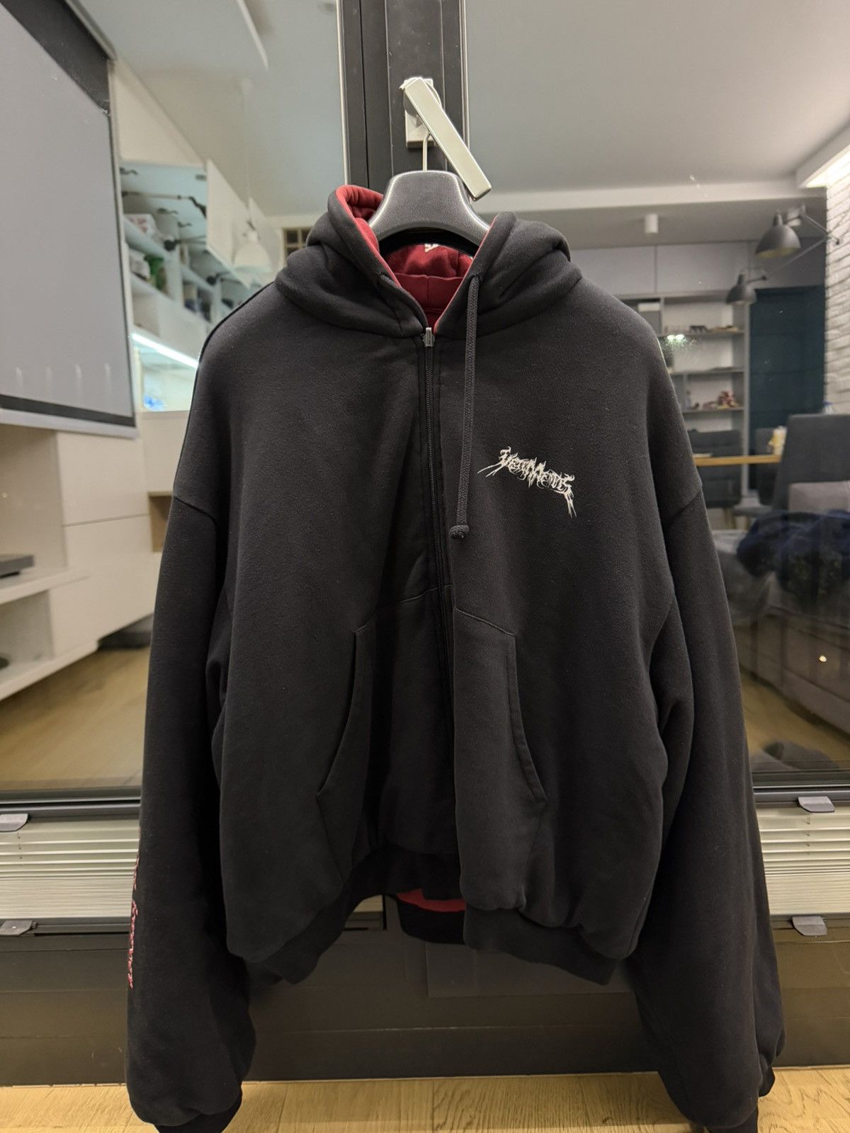 Vetements VETEMENTS TFD REVERSIBLE HOODIE Size US M / EU 48-50 / 2 - 2 Thumbnail
