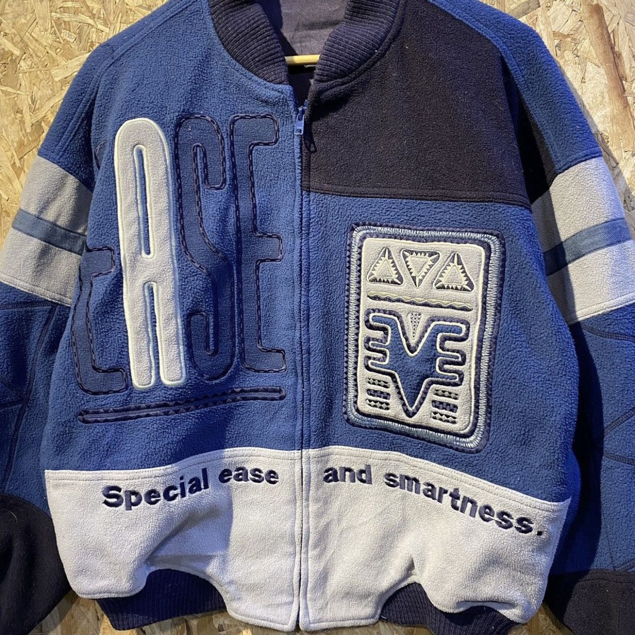 Japanese Brand × Vintage Vintage santa fe beautiful fleece bomber boxy jackets Size US L / EU 52-54 / 3 - 4 Thumbnail