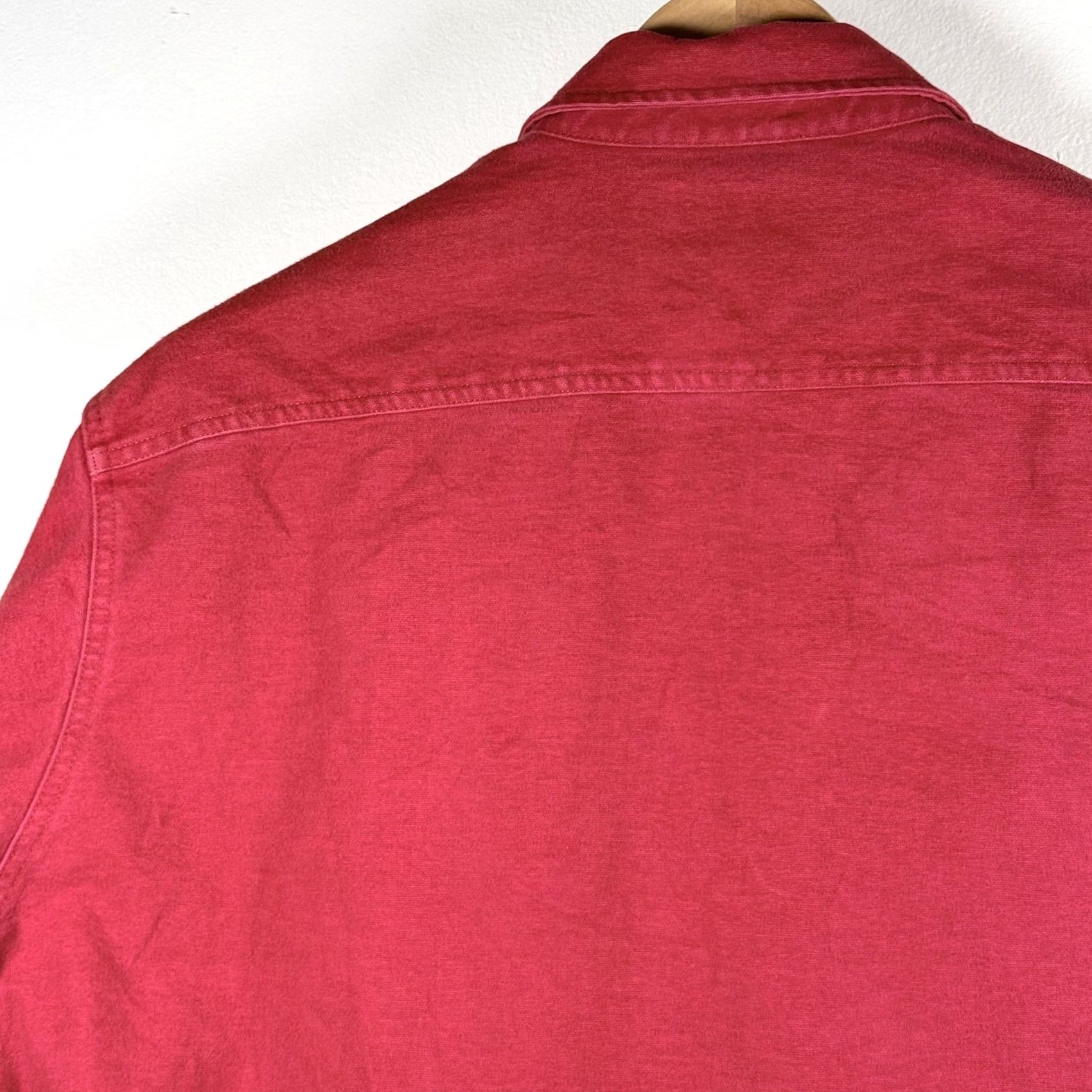 Vintage Vintage Woolrich Button-Up Shirt Red Long Sleeve Western Men's XL Size US XL / EU 56 / 4 - 5 Thumbnail
